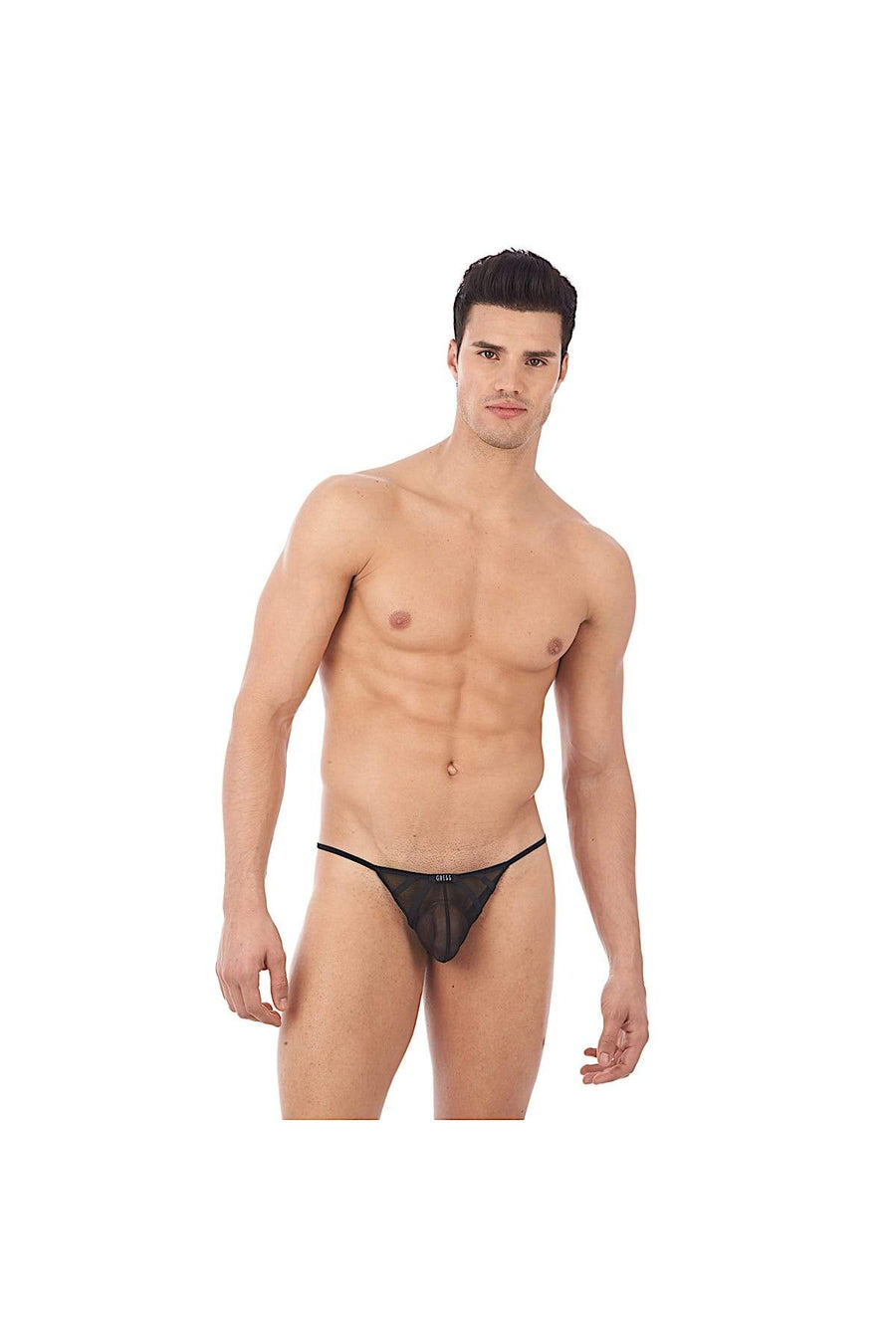 Gregg Homme Black Erupt Mesh Enhancing G-String