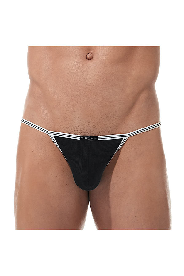 Gregg Homme Black Evoke G-String