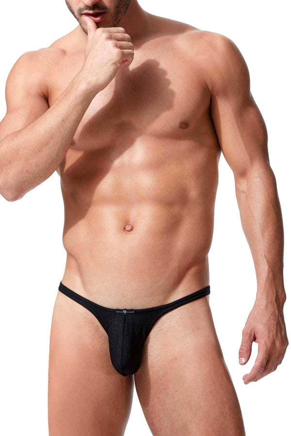 Gregg Homme Black Italian-Jersey Mythic Thong