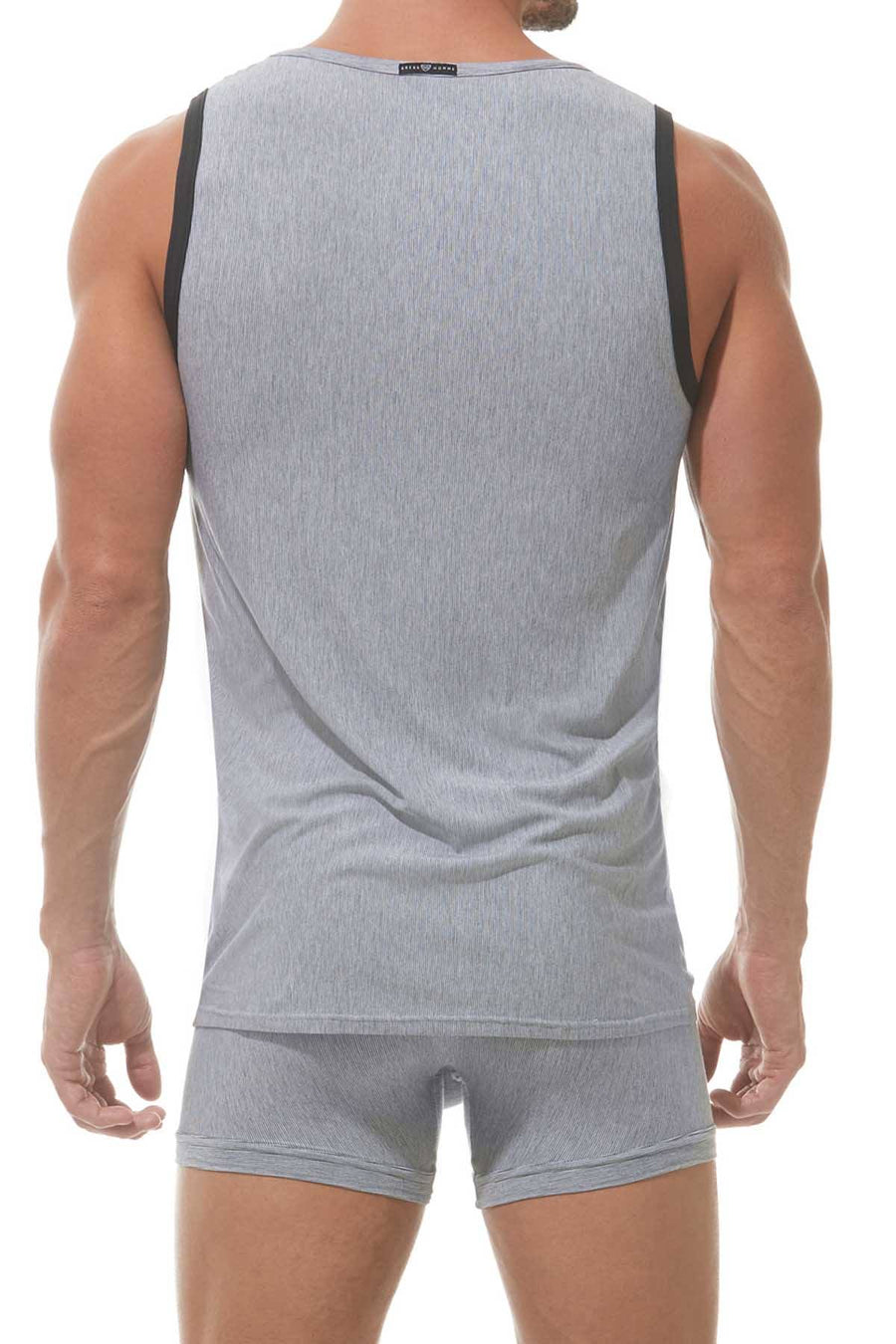 Gregg Homme Black/Pinstripe Feel-It Tank Top
