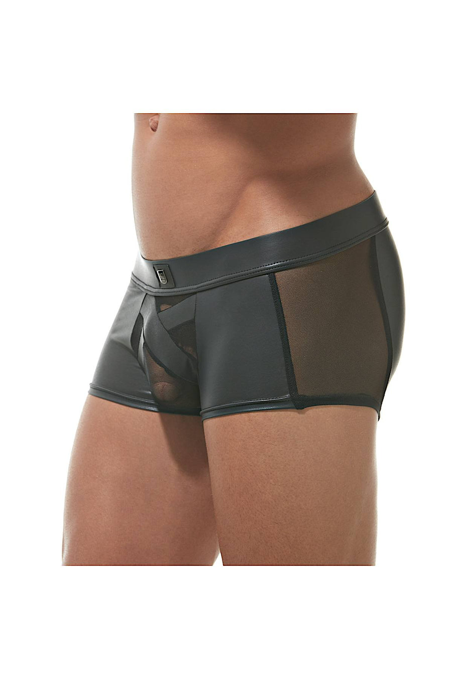 Gregg Homme Black Pleather/Mesh X Trunk