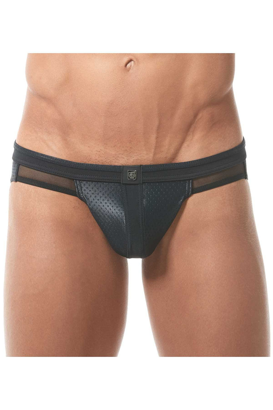 Gregg Homme Black Reveal Italian Jacquard Brief