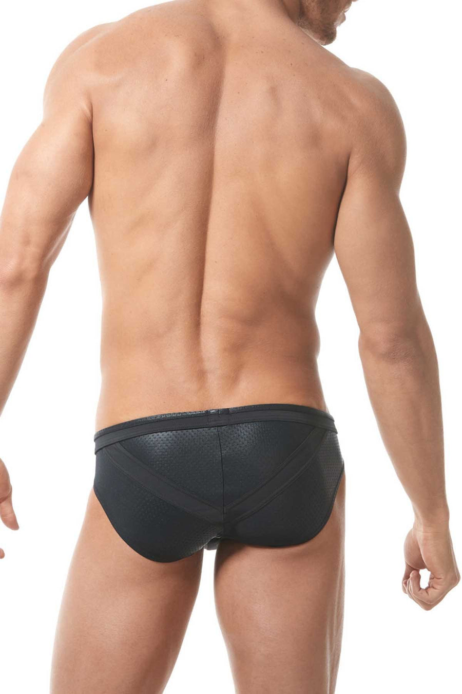 Gregg Homme Black Reveal Italian Jacquard Brief