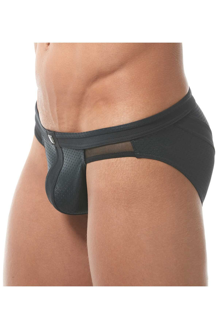 Gregg Homme Black Reveal Italian Jacquard Brief