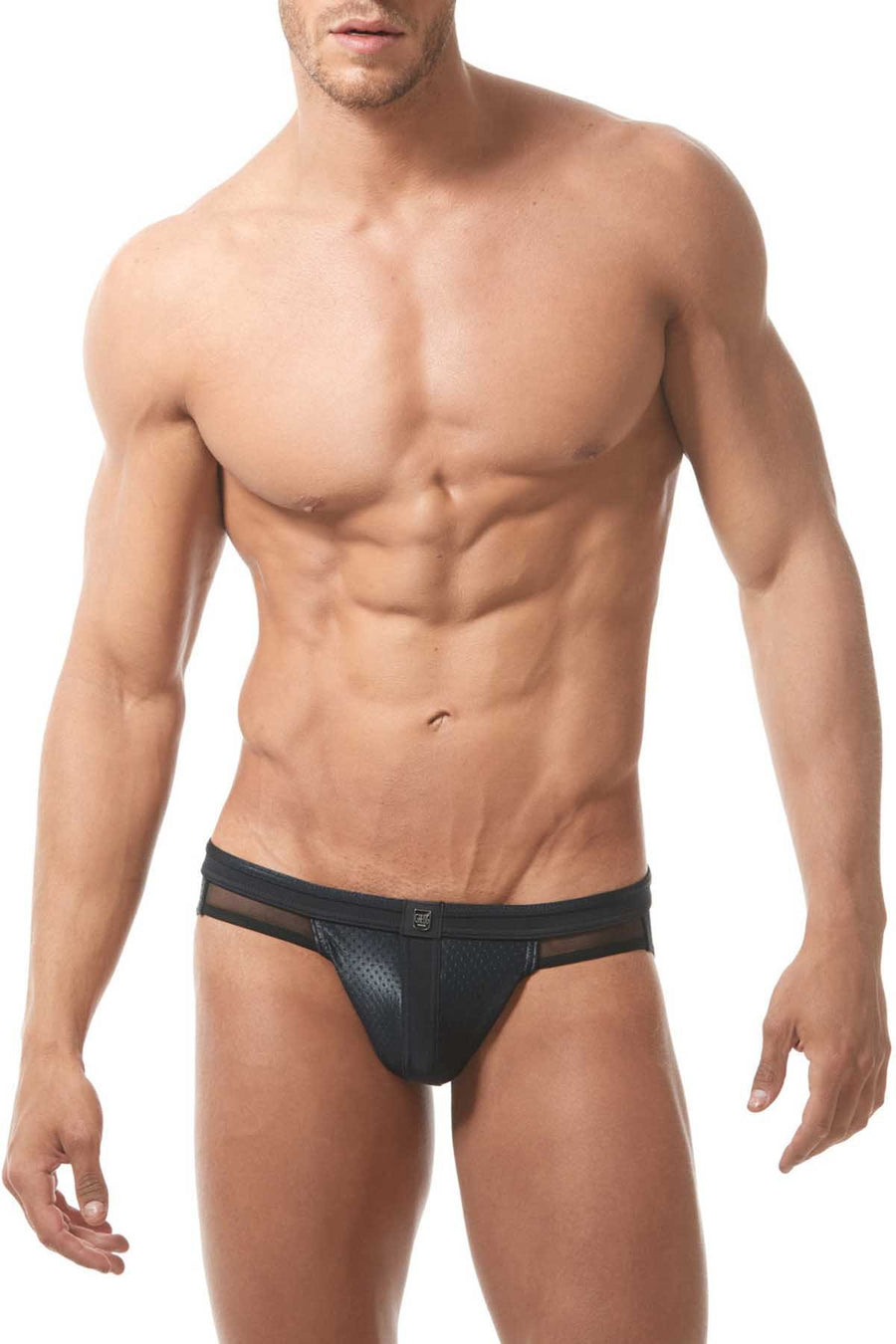 Gregg Homme Black Reveal Italian Jacquard Brief
