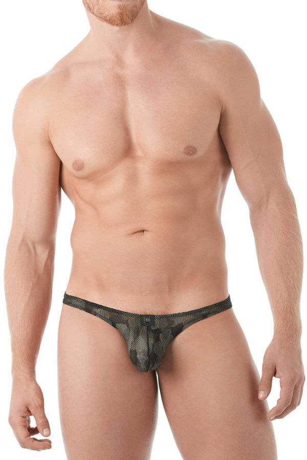 Gregg Homme Camo Italian-Mesh/Foil Thong