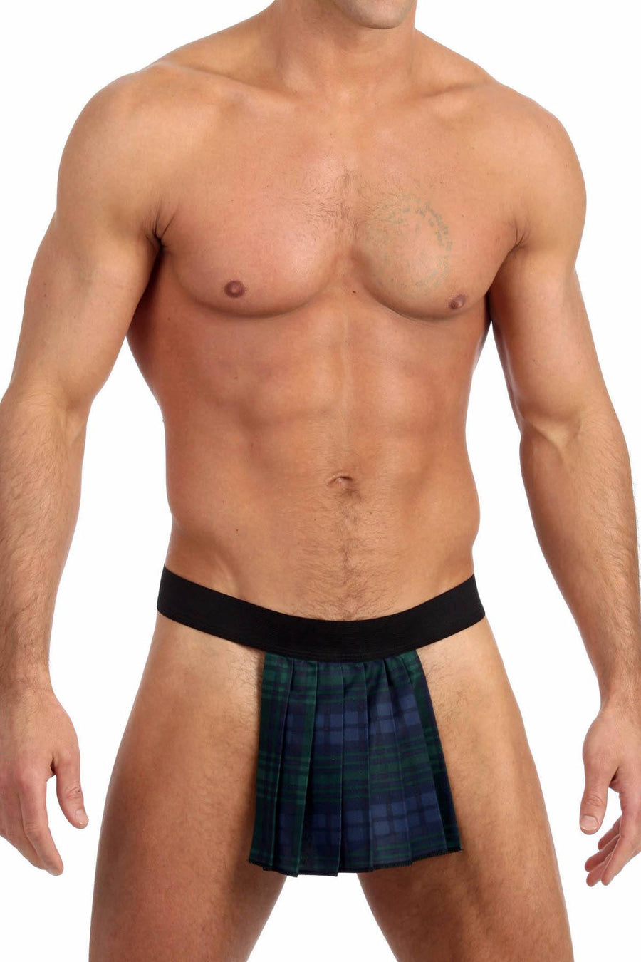 Gregg Homme Green Tanga Kilt Thong