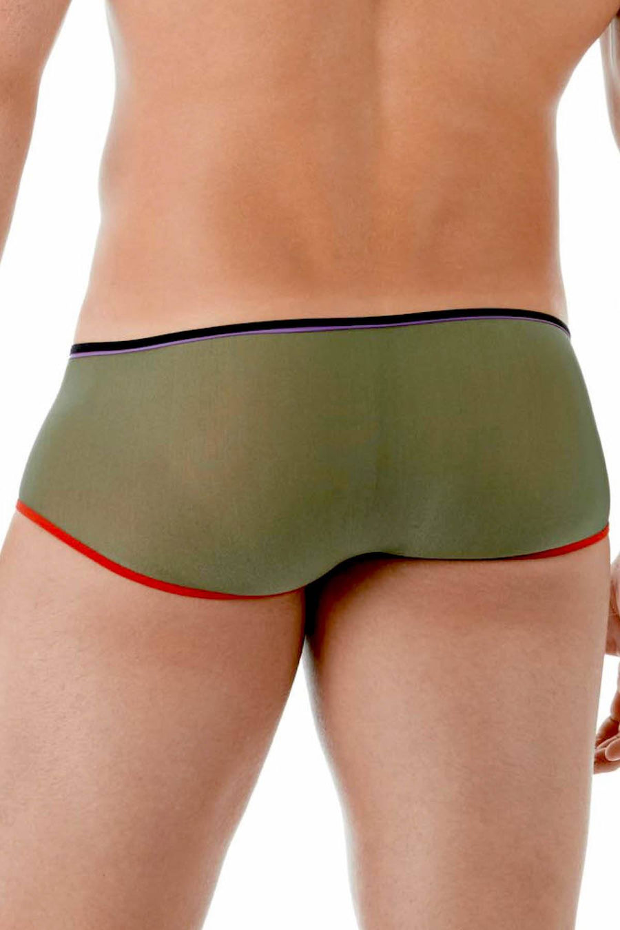 Gregg Homme Khaki Affair Sheer Knit Trunk