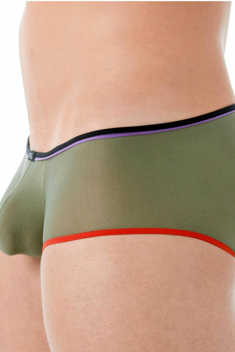 Gregg Homme Khaki Affair Sheer Knit Trunk