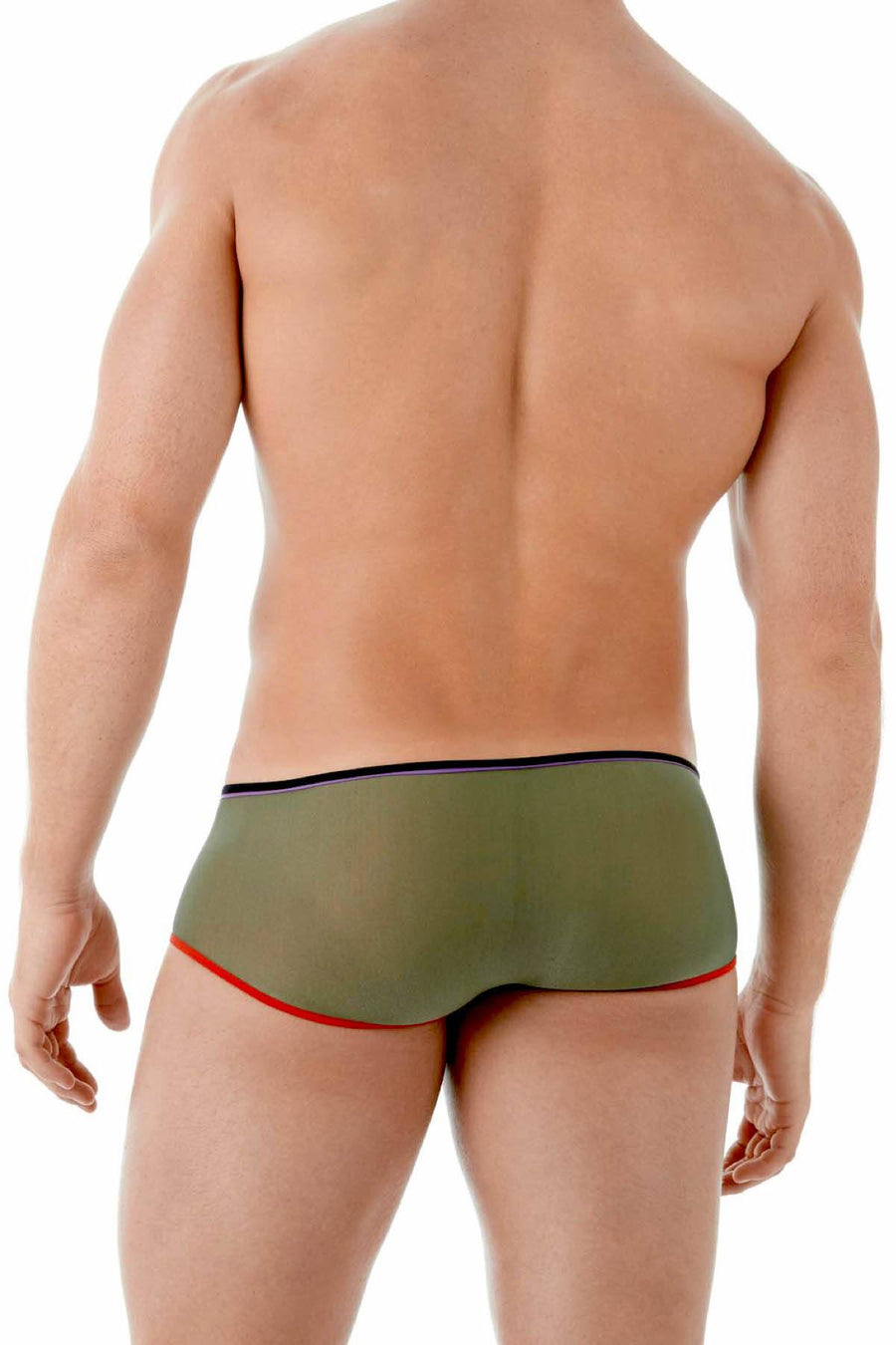 Gregg Homme Khaki Affair Sheer Knit Trunk