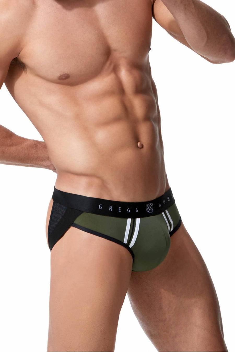 Gregg Homme Khaki Push-Up 2.0 Padded Jock