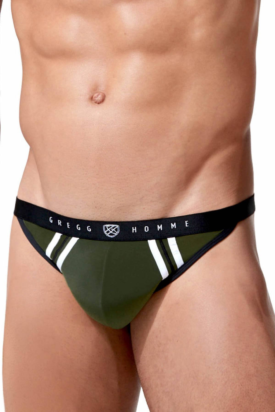 Gregg Homme Khaki Push-Up 2.0 Padded Thong