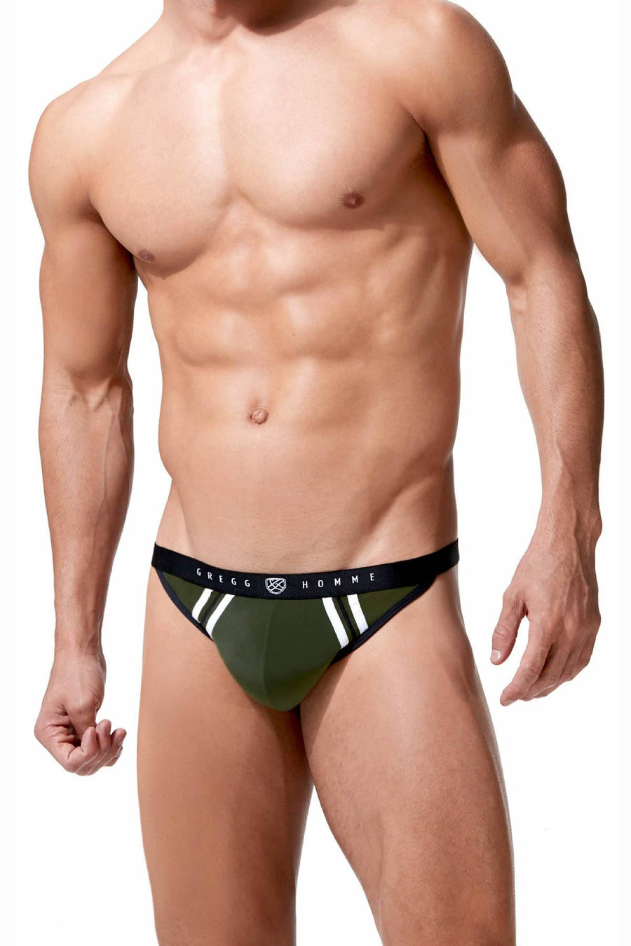 Gregg Homme Khaki Push-Up 2.0 Padded Thong