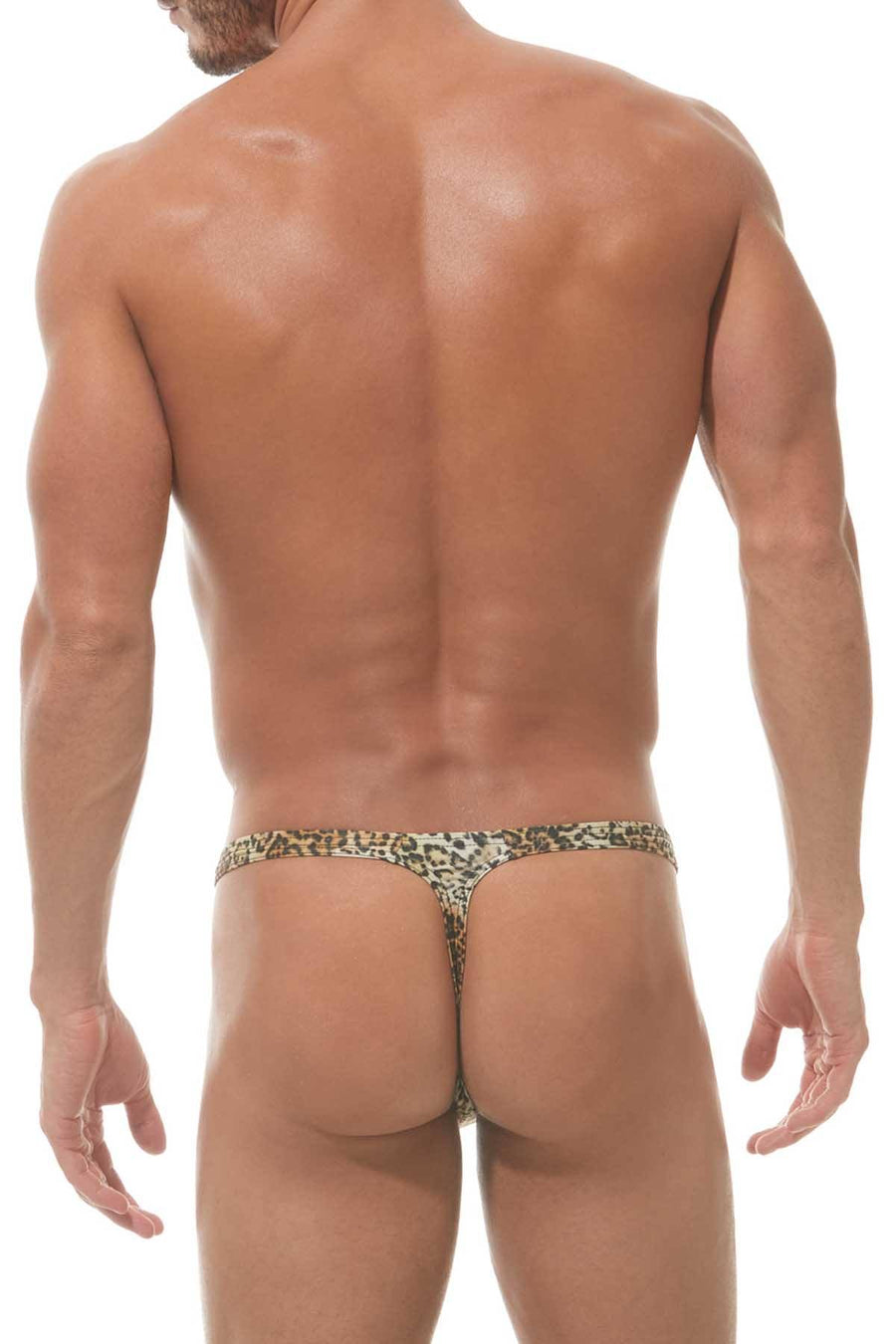 Gregg Homme Natural-Leopard Captive Thong