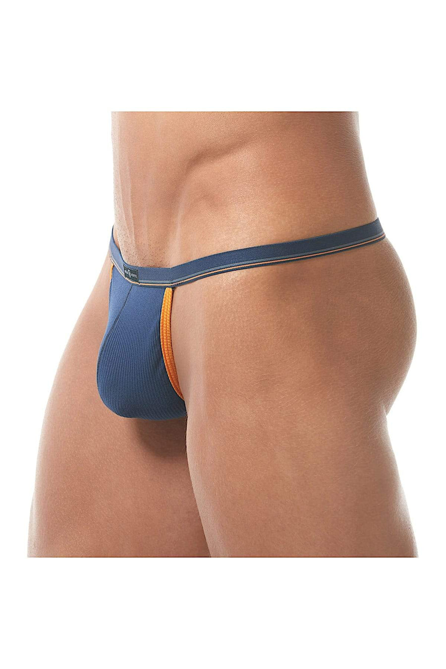 Gregg Homme Navy Sense Ribbed Modal G-String