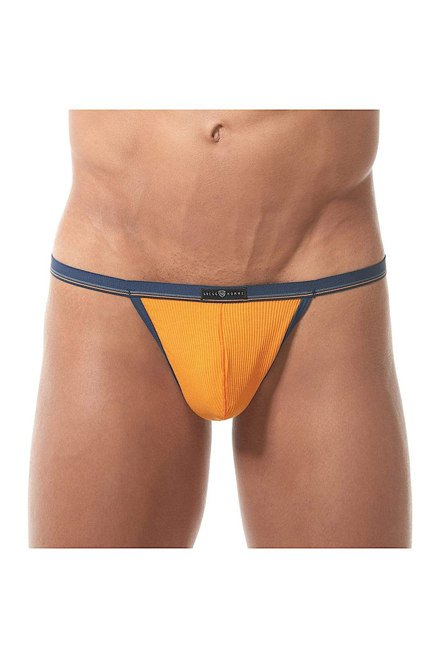 Gregg Homme Orange Sense Ribbed Modal G-String