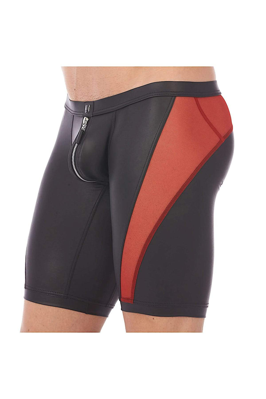 Gregg Homme Red/Black Reckless Zipper Leather-Look Jammer