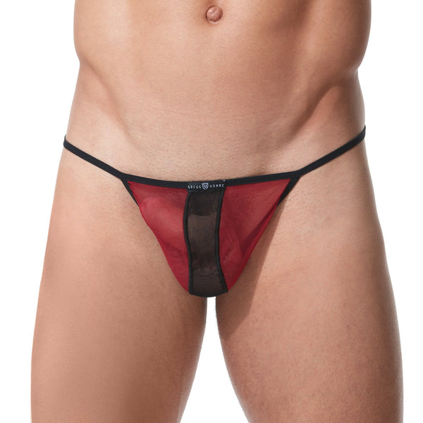 Gregg Homme Red Temptation Mesh G-String