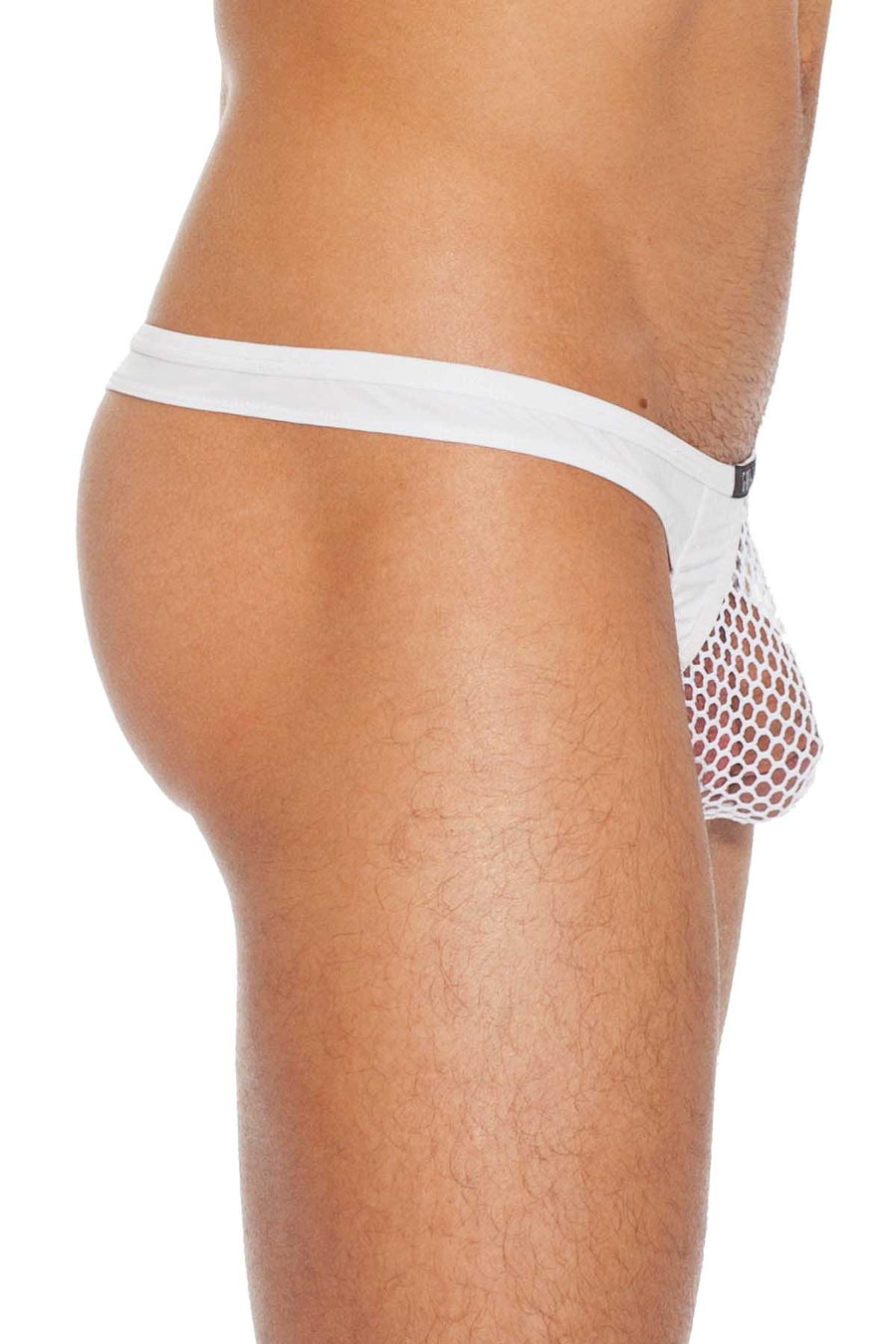 Gregg Homme White Beyond-Doubt Mesh Maximizer Thong