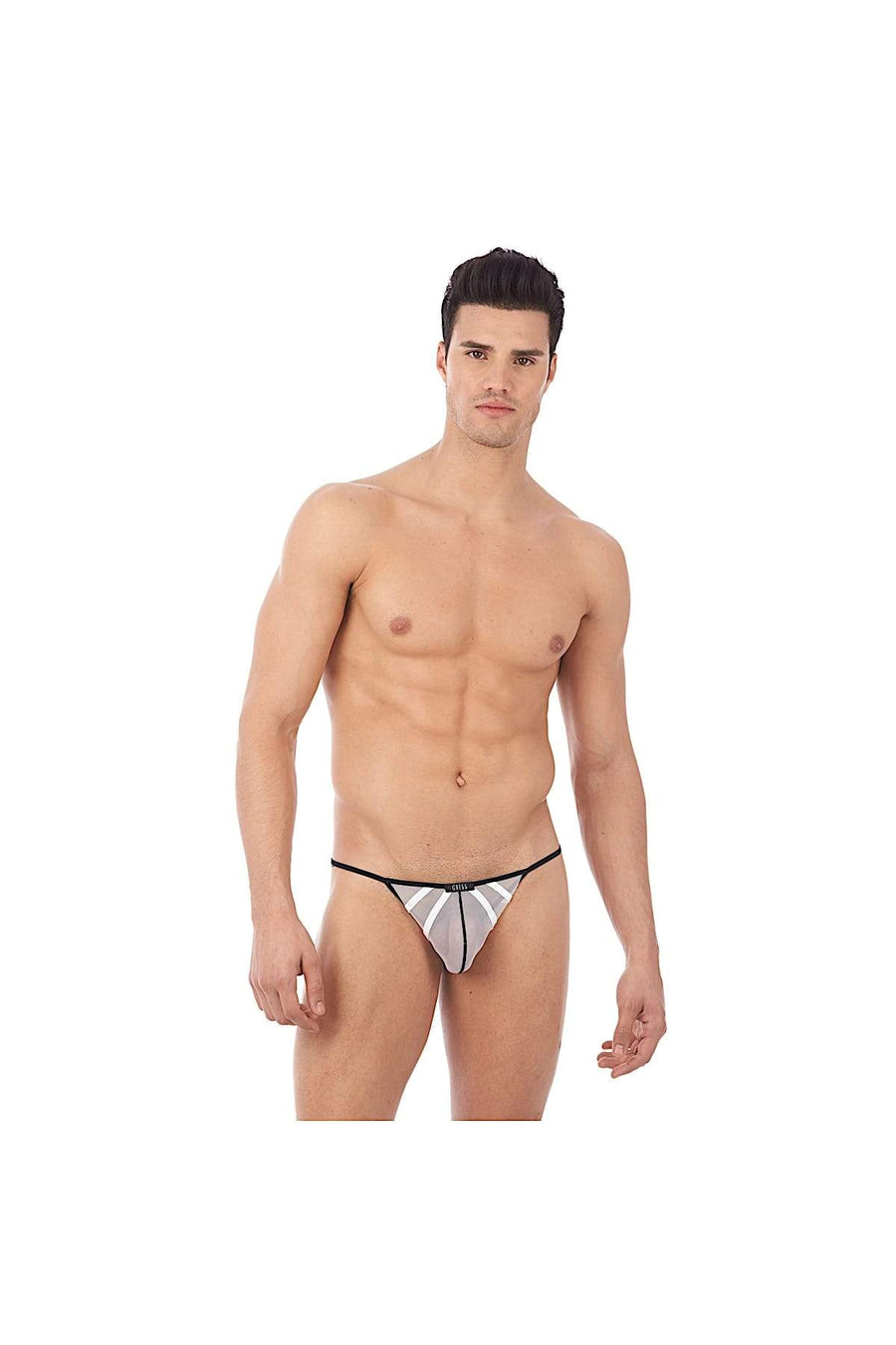 Gregg Homme White Erupt Mesh Enhancing G-String