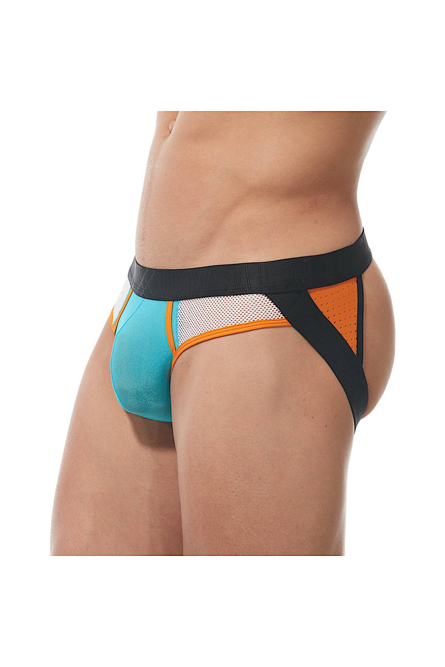 Gregg Homme White/Orange/Aqua Challenger Jock
