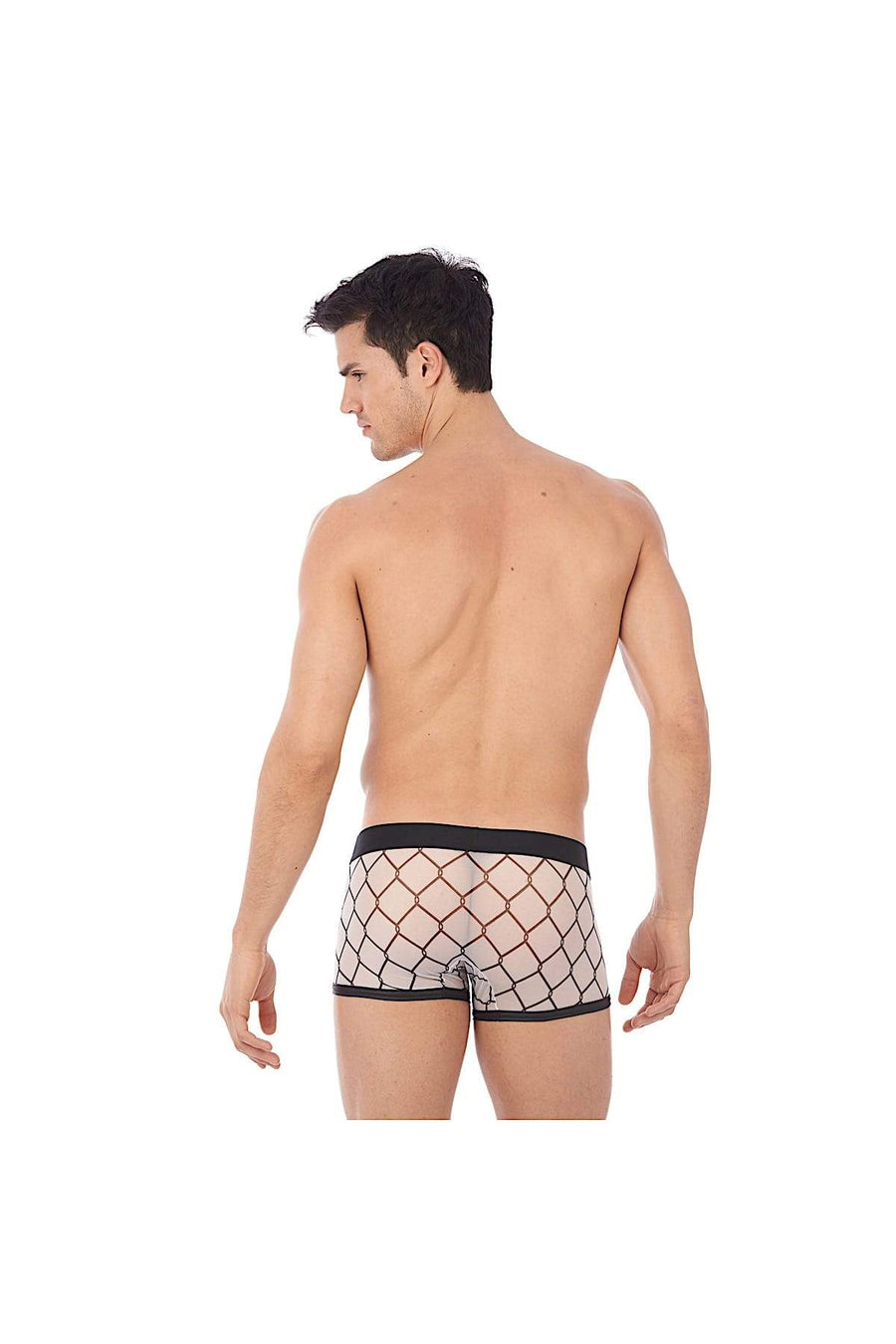 Gregg Homme White Wired Mesh C-Ring Boxer Brief