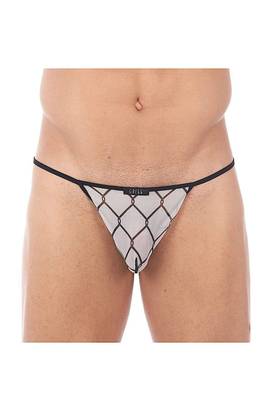 Gregg Homme White Wired Mesh G-String