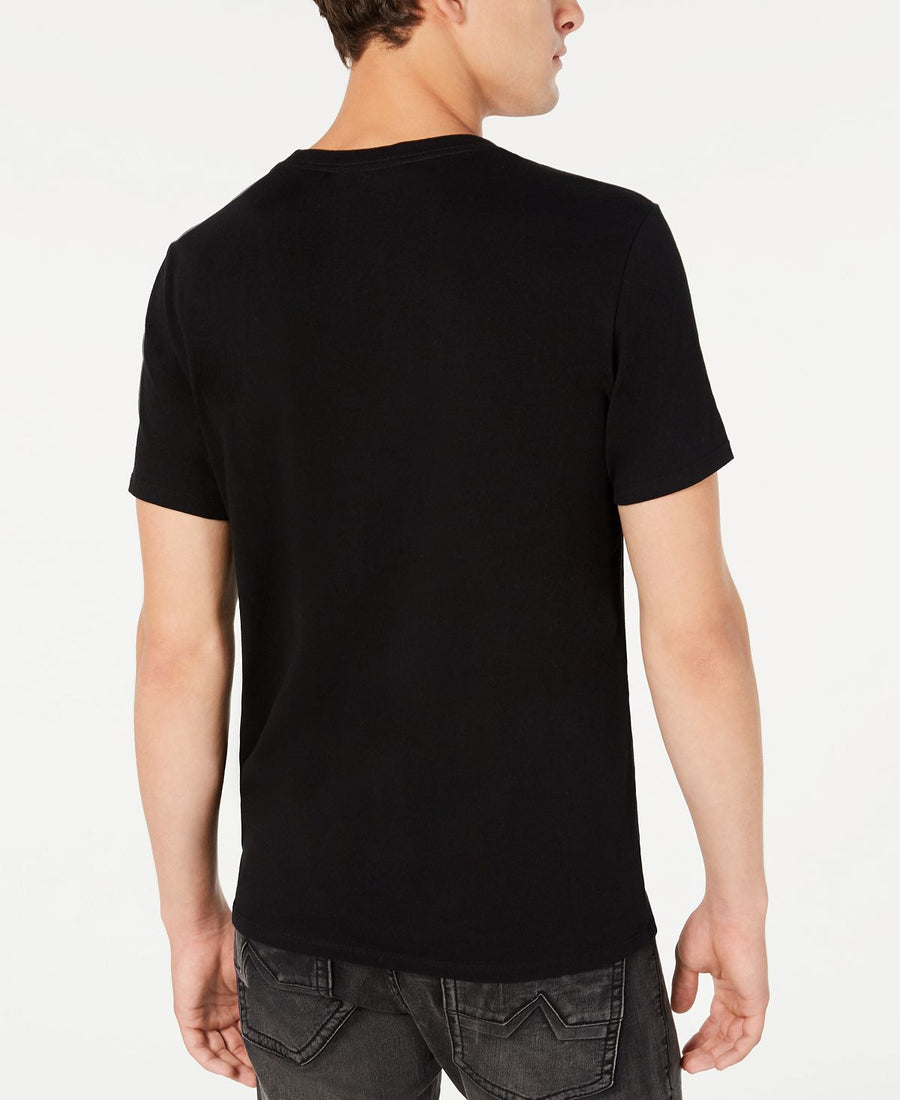 Guess Iridescent Logo T-shirt Black