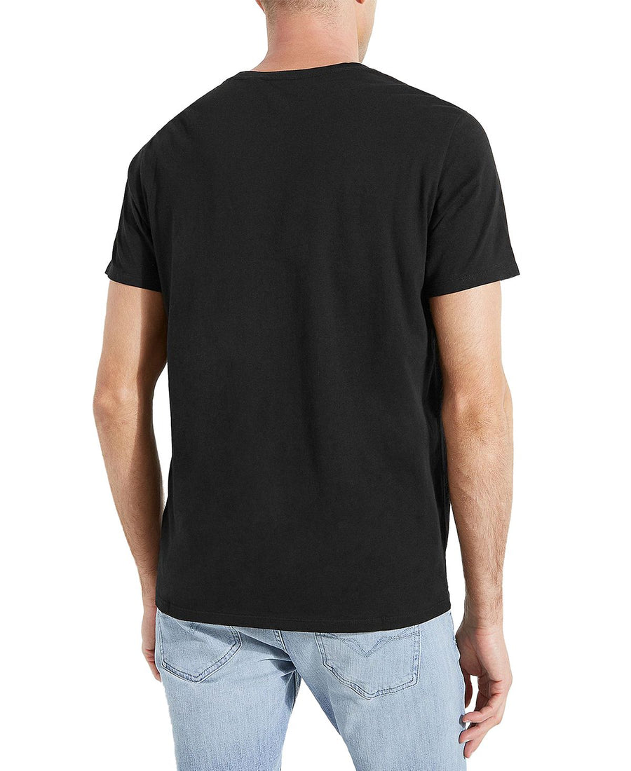 Guess Iridescent Logo T-shirt Black