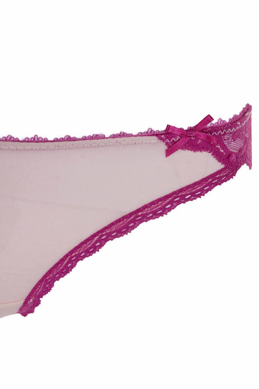 HEIDI By Heidi Klum Peony/Wild-Aster Lace-Trim Modal Bikini Panty
