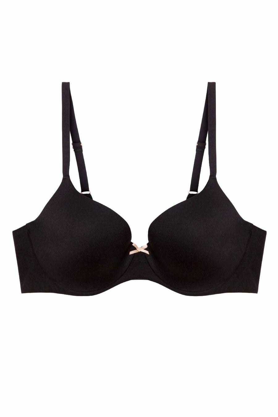 HEIDI by Heidi Klum Black Custom-Lift Demi T-Shirt Bra