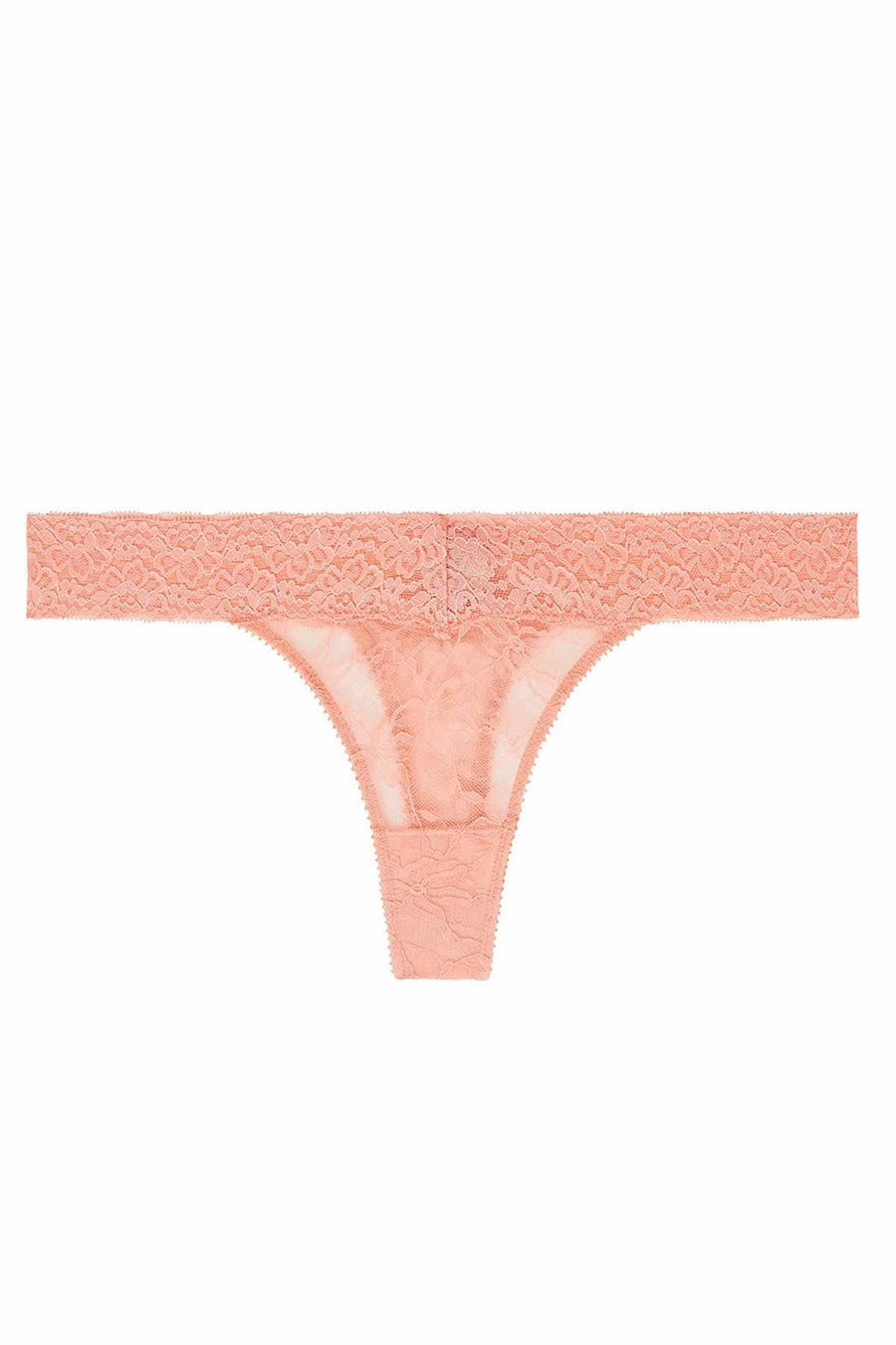 HEIDI by Heidi Klum Candlelight-Peach Stretch-Lace Thong