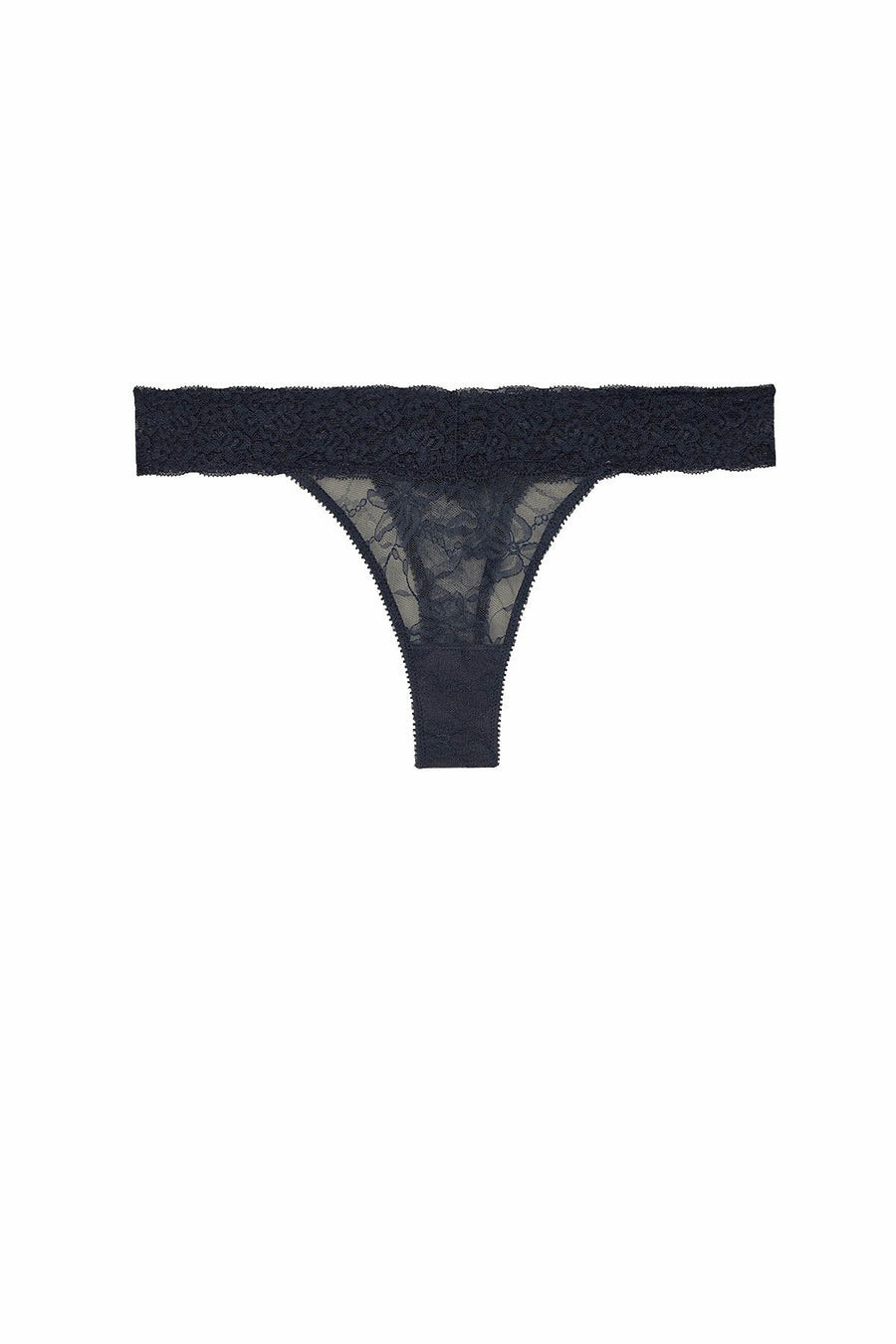 HEIDI by Heidi Klum Ebony Stretch-Lace Thong