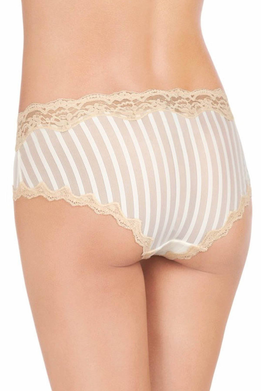 HEIDI by Heidi Klum Pristine/Toasted-Almond Mesh/Lace Hipster