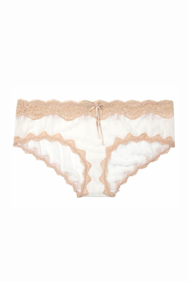 HEIDI by Heidi Klum Pristine/Toasted-Almond Mesh/Lace Hipster