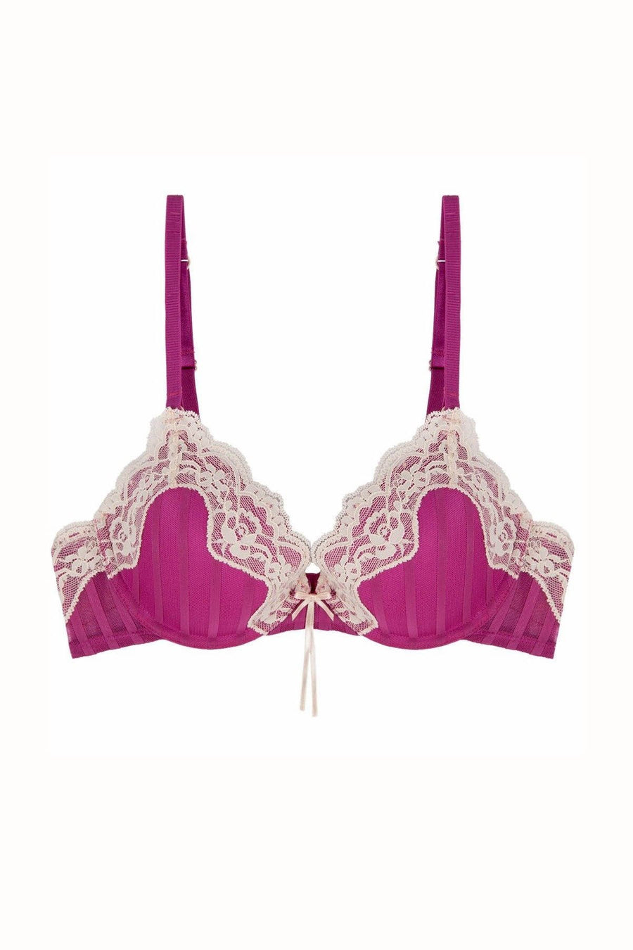 HEIDI by Heidi Klum Wild-Aster Mesh/Lace Custom Lift Push-Up