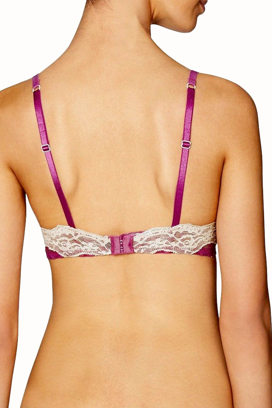 HEIDI by Heidi Klum Wild-Aster Mesh/Lace Custom Lift Push-Up