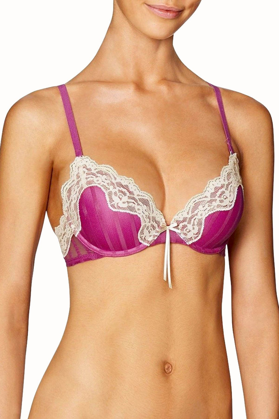 HEIDI by Heidi Klum Wild-Aster Mesh/Lace Custom Lift Push-Up