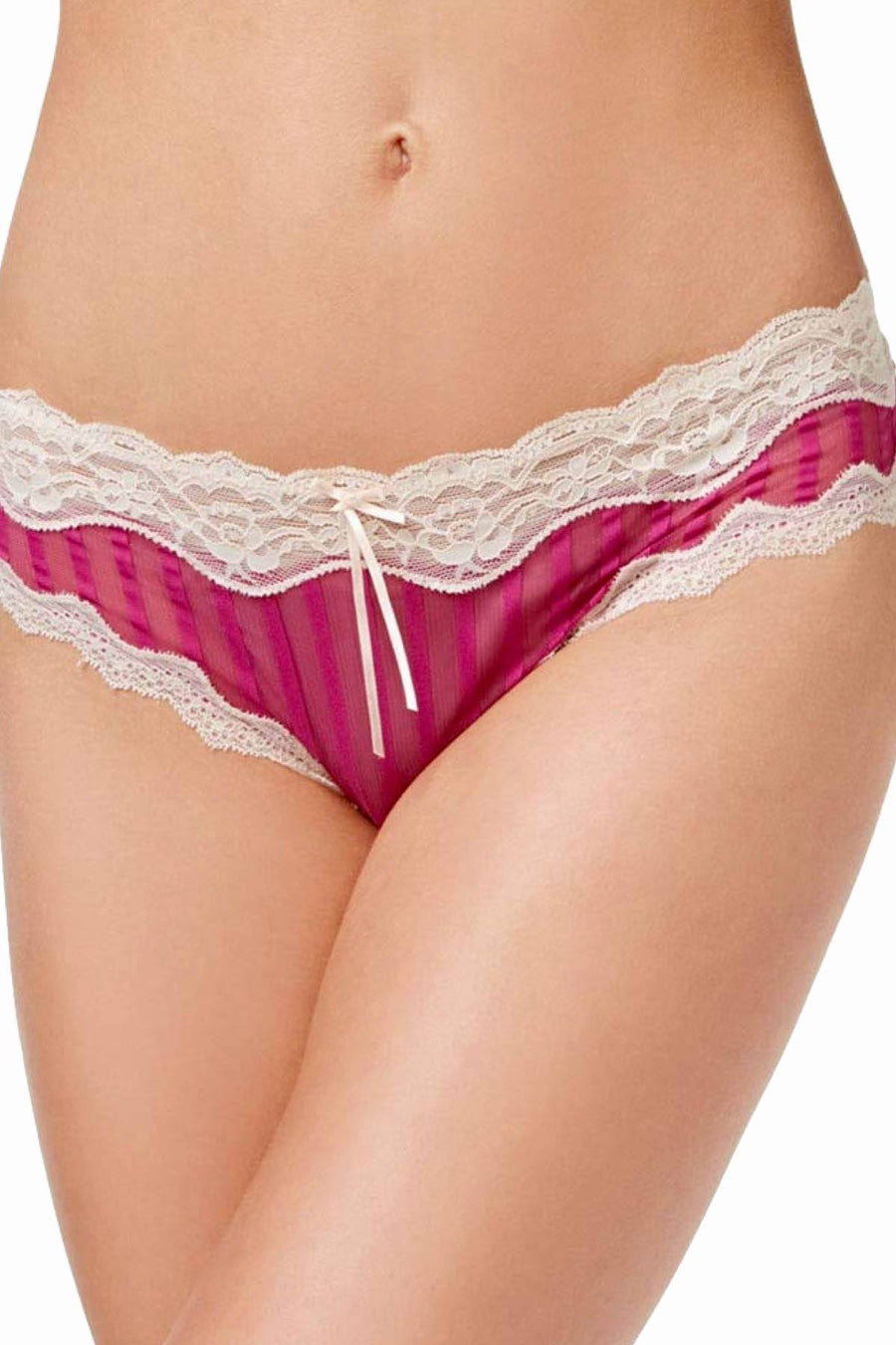 HEIDI by Heidi Klum Wild-Aster/Peony Mesh/Lace Striped Hipster