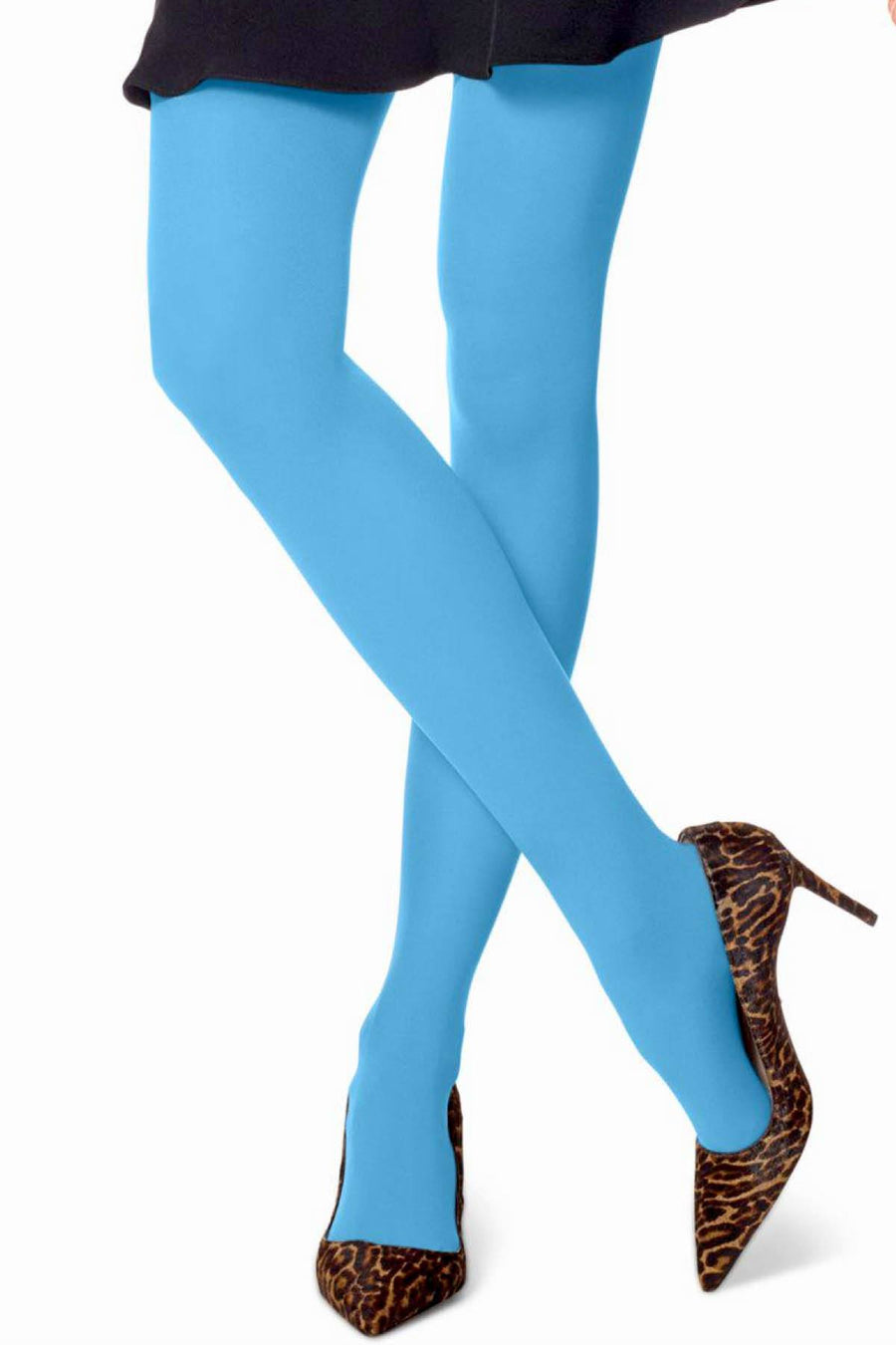 HUE Bluejay Opaque Tights