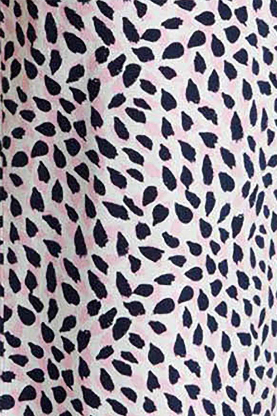 HUE PLUS Snow-White Spotted Bermuda Pajama Short