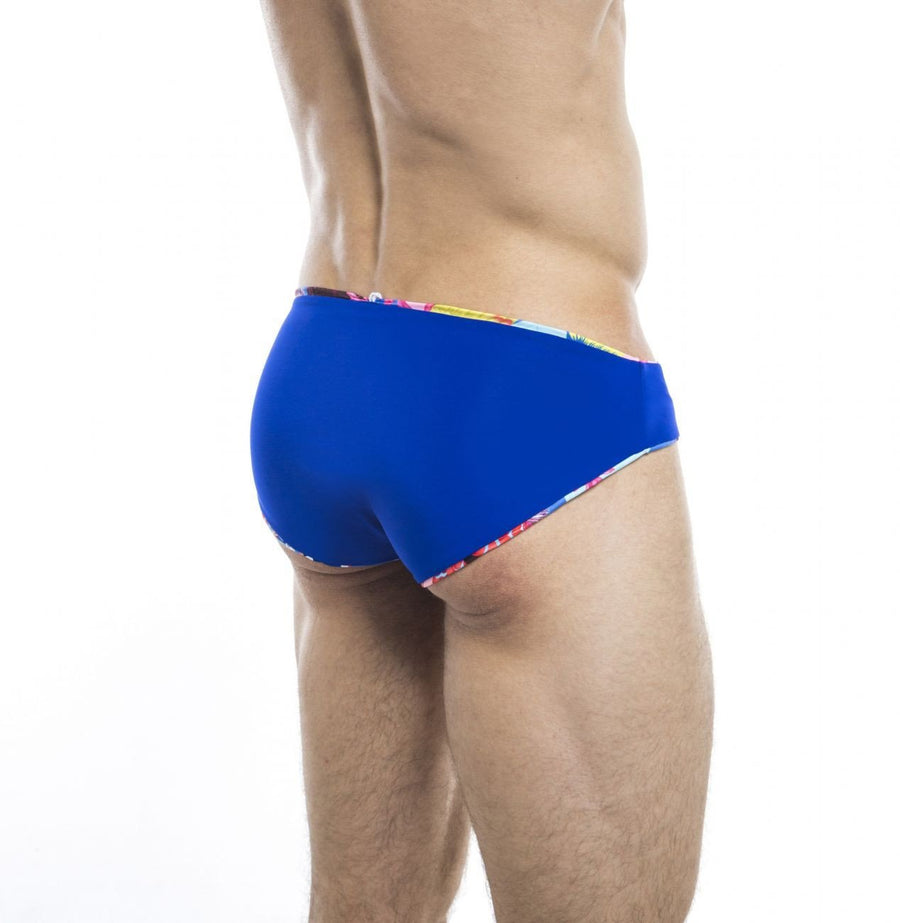 HUNK2 SB20191A PanthereÂ² Reversible Swim Briefs Color Blue