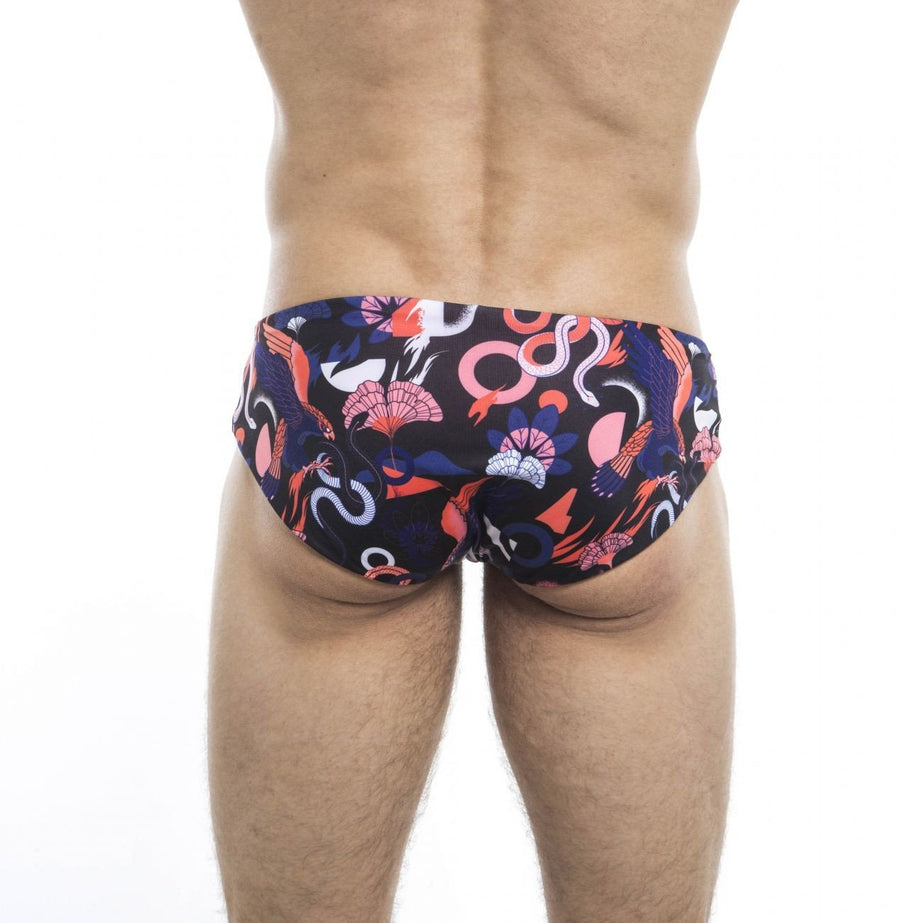 HUNK2 SB20201A AdlerÂ² Reversible Swim Briefs Color Orange