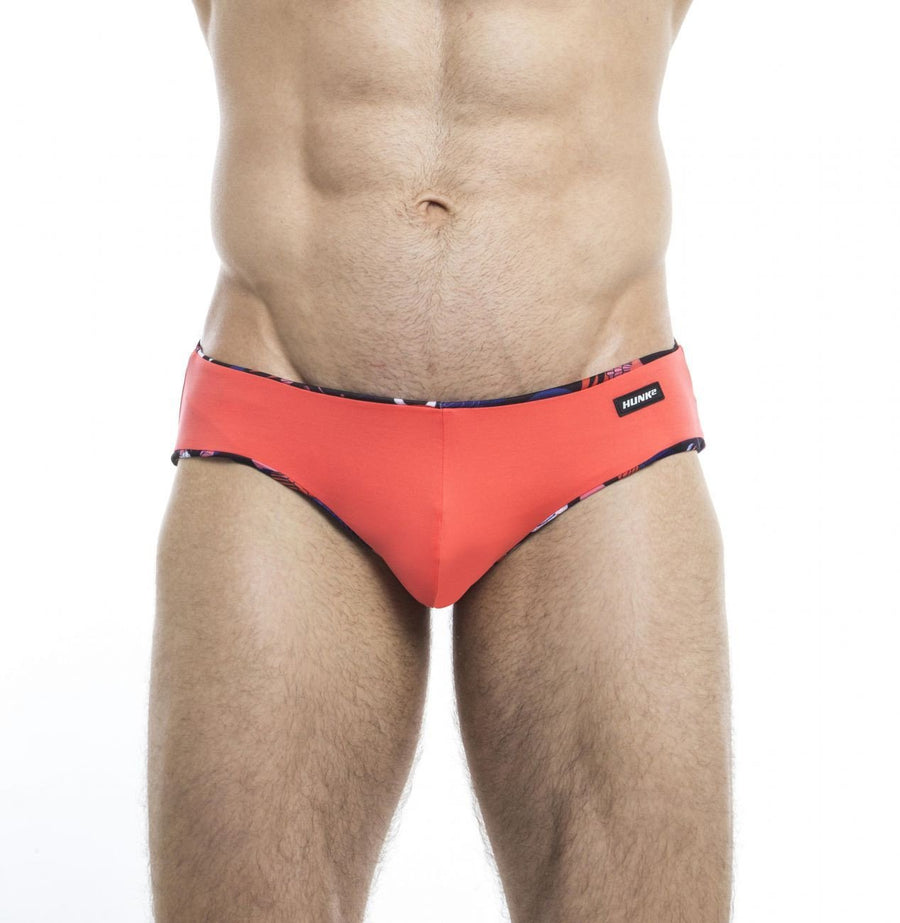 HUNK2 SB20201A AdlerÂ² Reversible Swim Briefs Color Orange