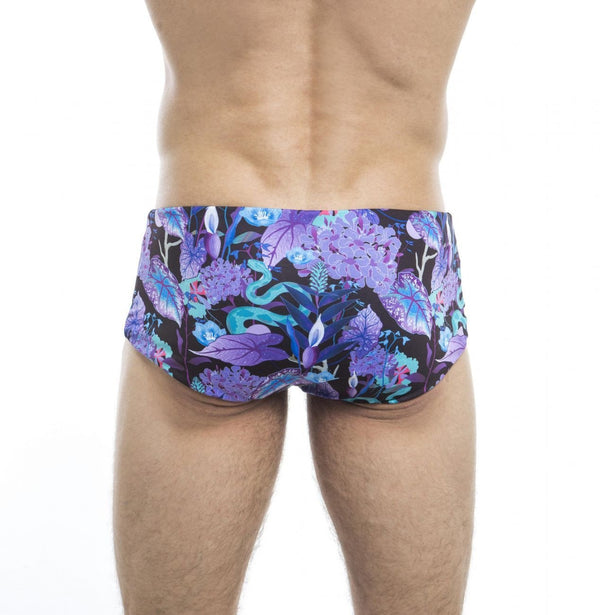 HUNK2 ST20191C NatterÂ² Reversible Swim Trunks Color Black