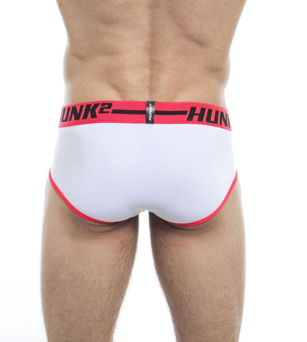 HUNK2 White Adonis Palais Brief