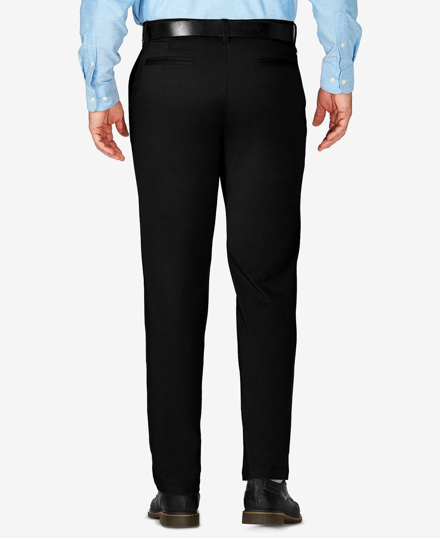 Haggar J.m. Luxury Comfort Slim-fit Performance Stretch Casual Pants Black
