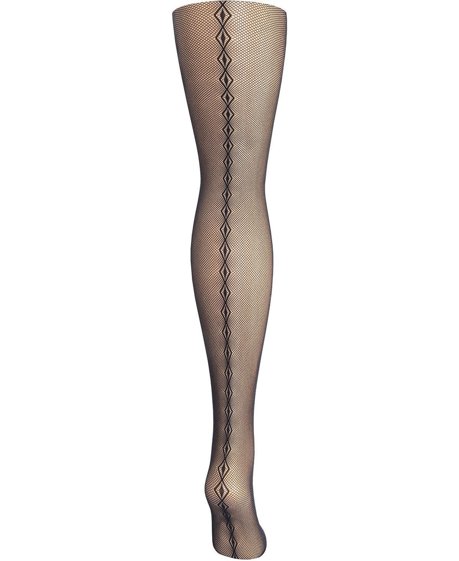 Hanes Plus Diamond-back-seam Tights Black
