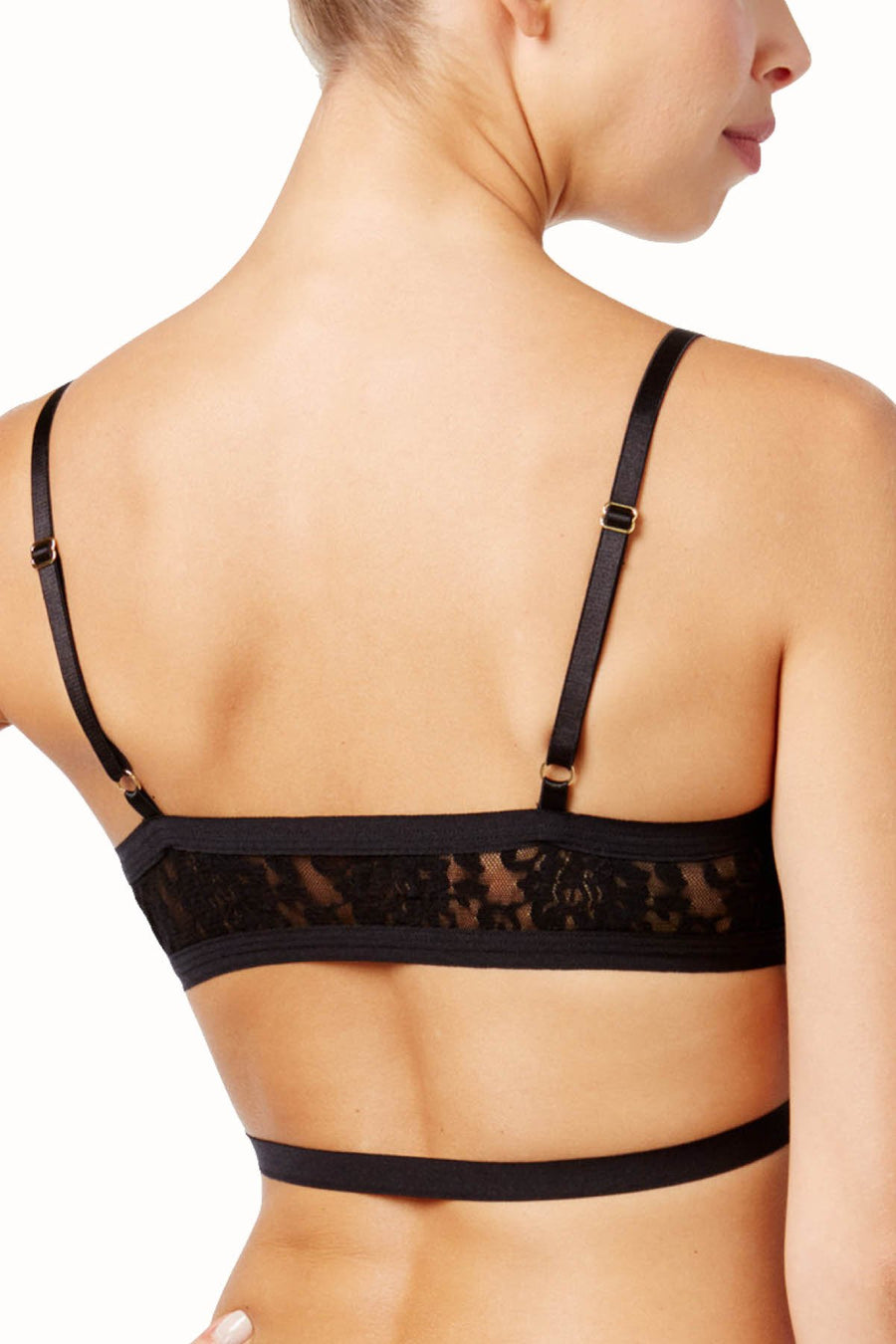 Hanky Panky Black Rudi-Wrap Signature Lace Bralette