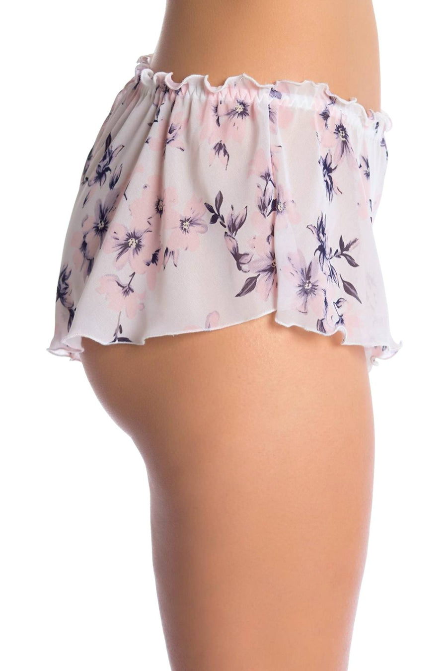Hanky Panky Marshmellow-Pink/Floral Chiffon Tap Pant